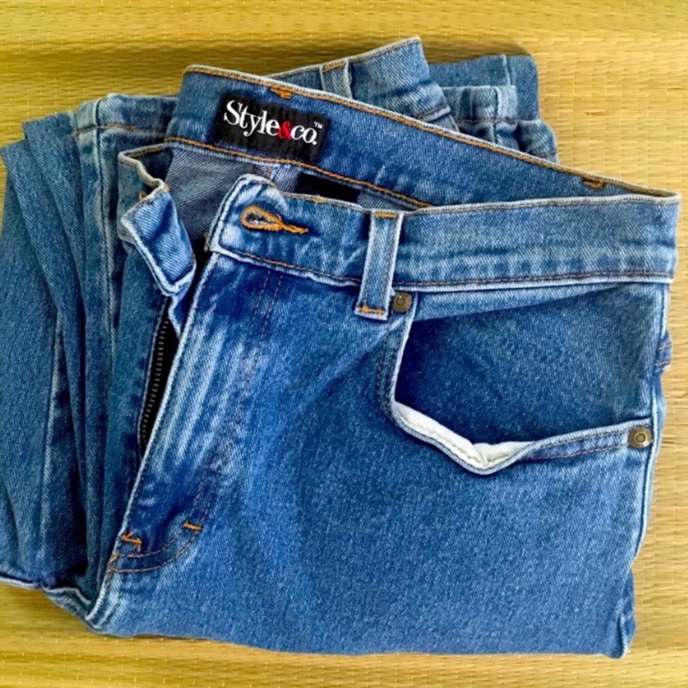 Style & Co. 6S Women's Relaxed Denim Jeans 15"W